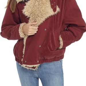 Free People Owen Faux Fur Sherpa Jacket